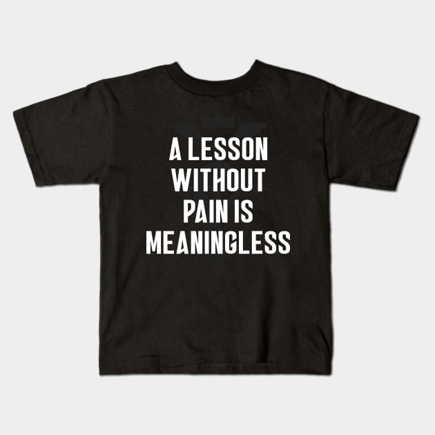 FMA Quote Kids T-Shirt by PrinceSnoozy